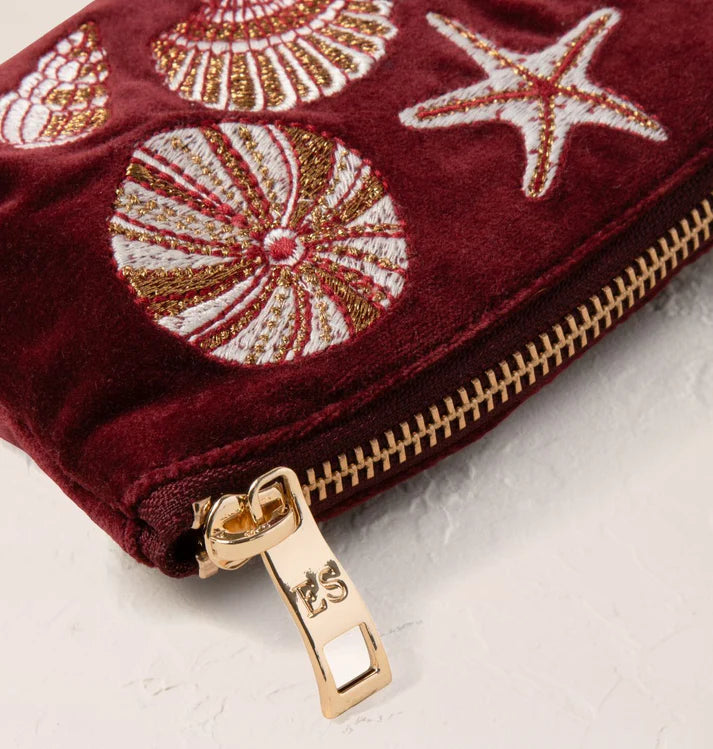 Elizabeth Scarlett - Ocean Treasures Velvet Coin Purse