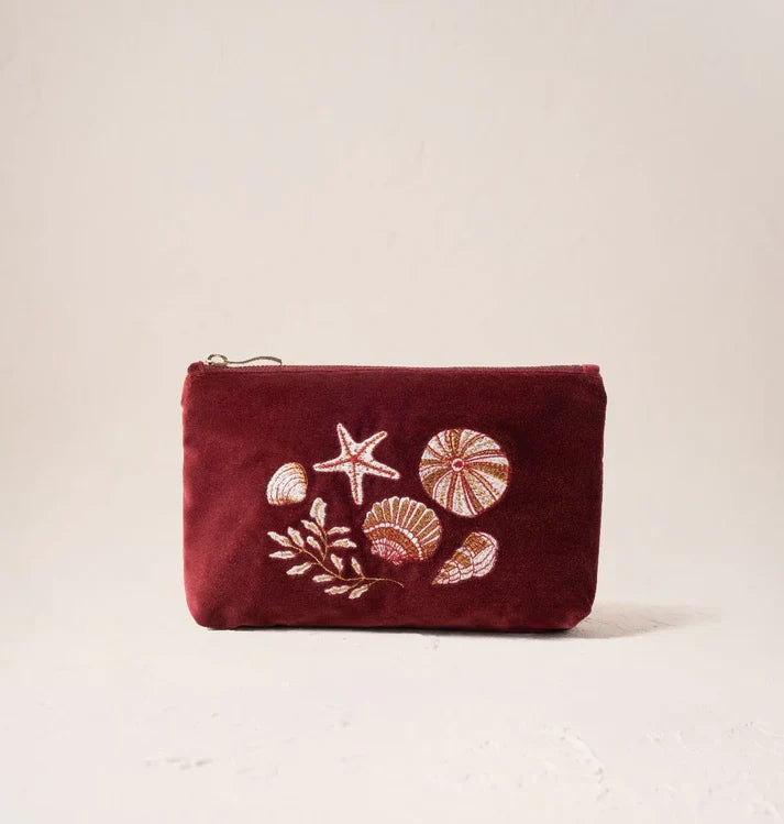 Elizabeth Scarlett - Ocean Treasures Velvet Mini Pouch