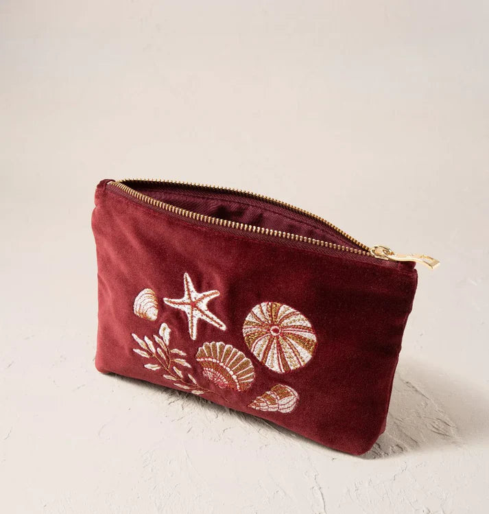Elizabeth Scarlett - Ocean Treasures Velvet Mini Pouch