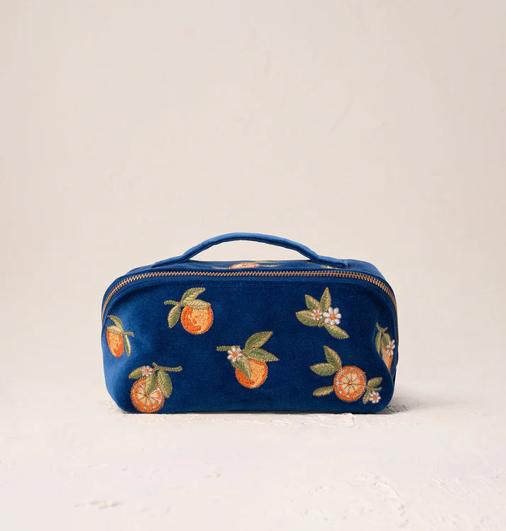 Elizabeth Scarlett - Orange Blossom Open Flat Makeup Bag