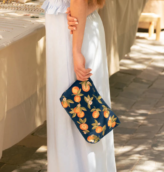 Elizabeth Scarlett - Orange Blossom Everyday Pouch