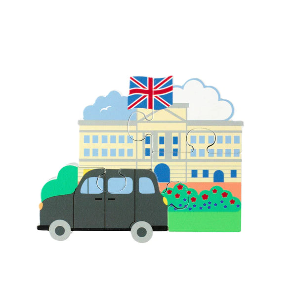 London Taxi Wooden Puzzle