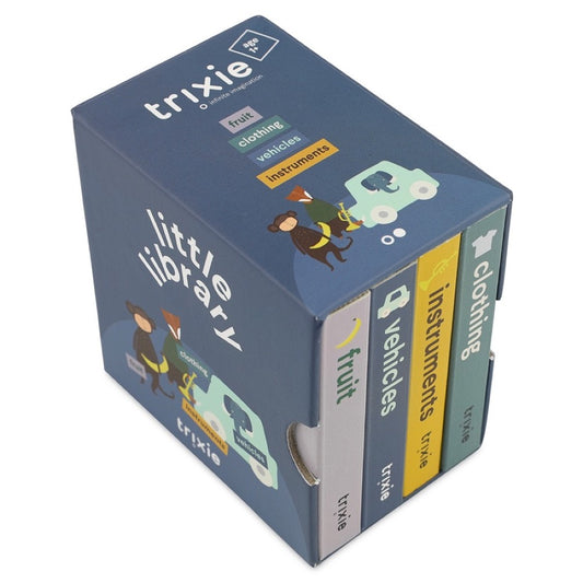 Trixie Little Library - Fruit | Clothing | Vehicles | Instruments