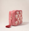 Elizabeth Scarlett Pearl Shell Wash Bag - Rose Pink