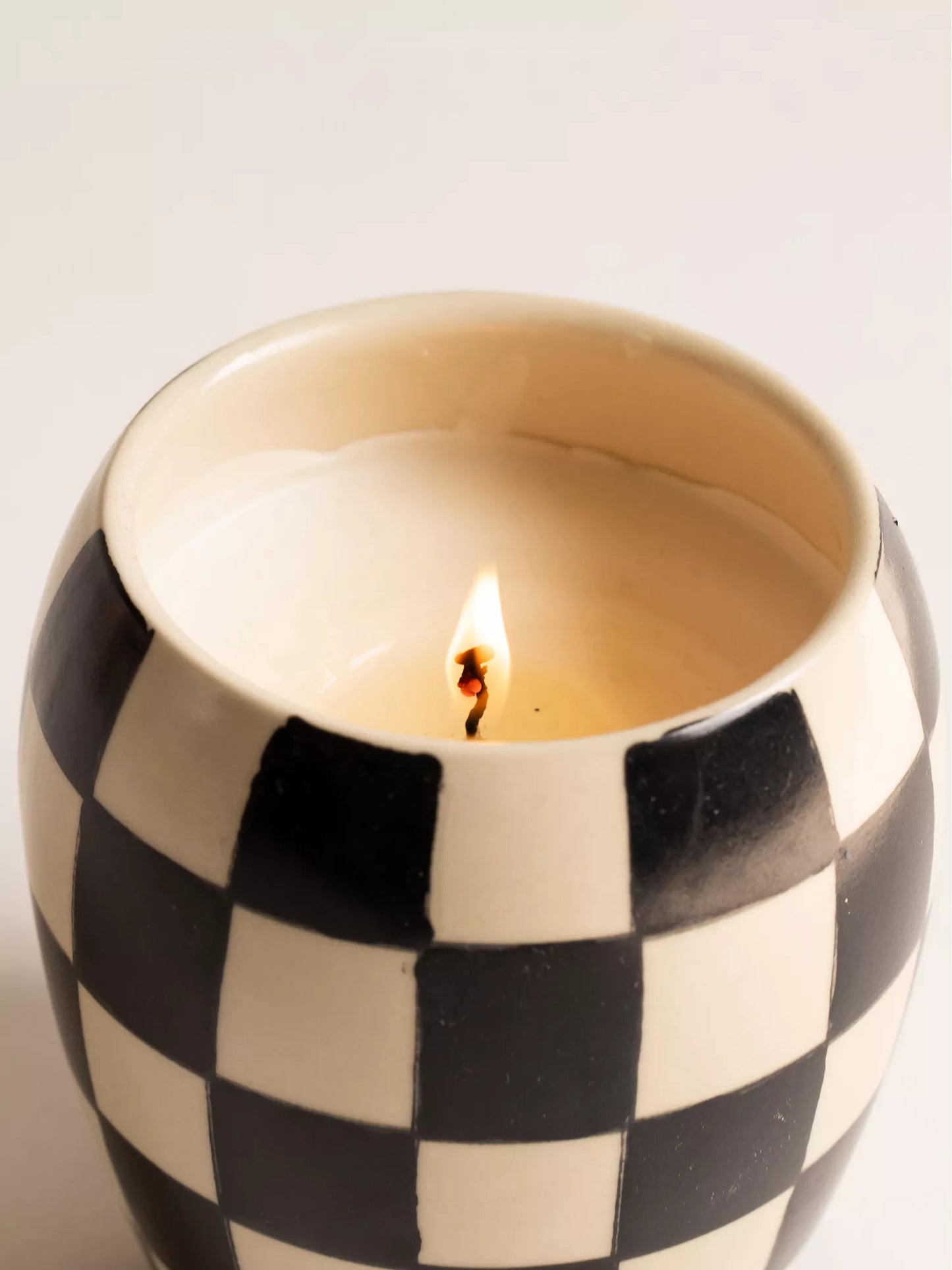 Paddywax Checkmate Scented Candle - Black Fig + Olive