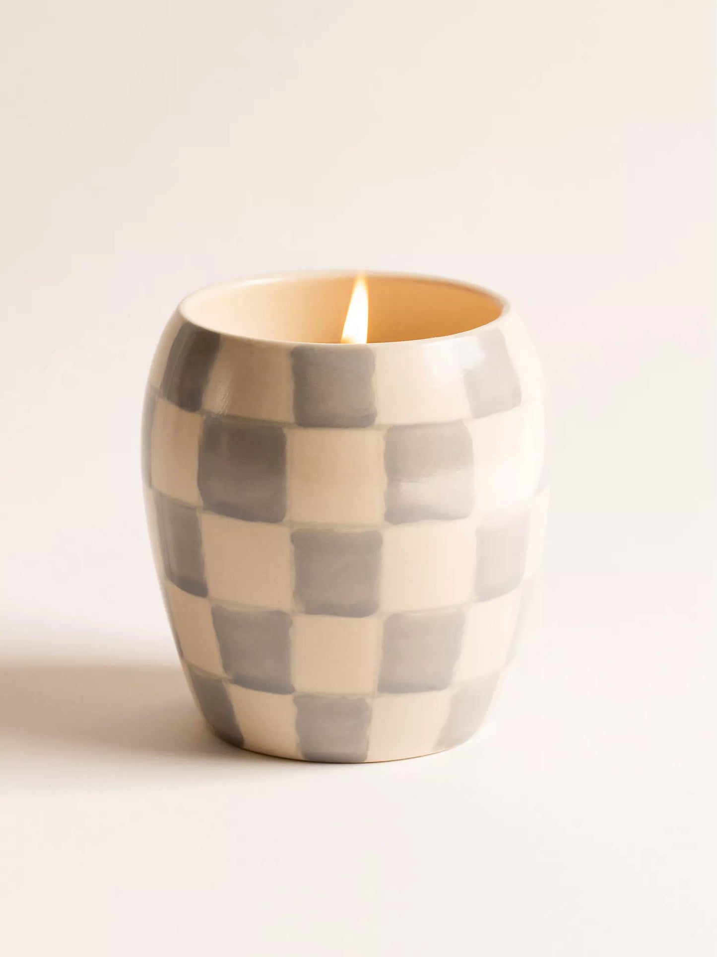 Paddywax Checkmate Scented Candle - Cotton + Teak