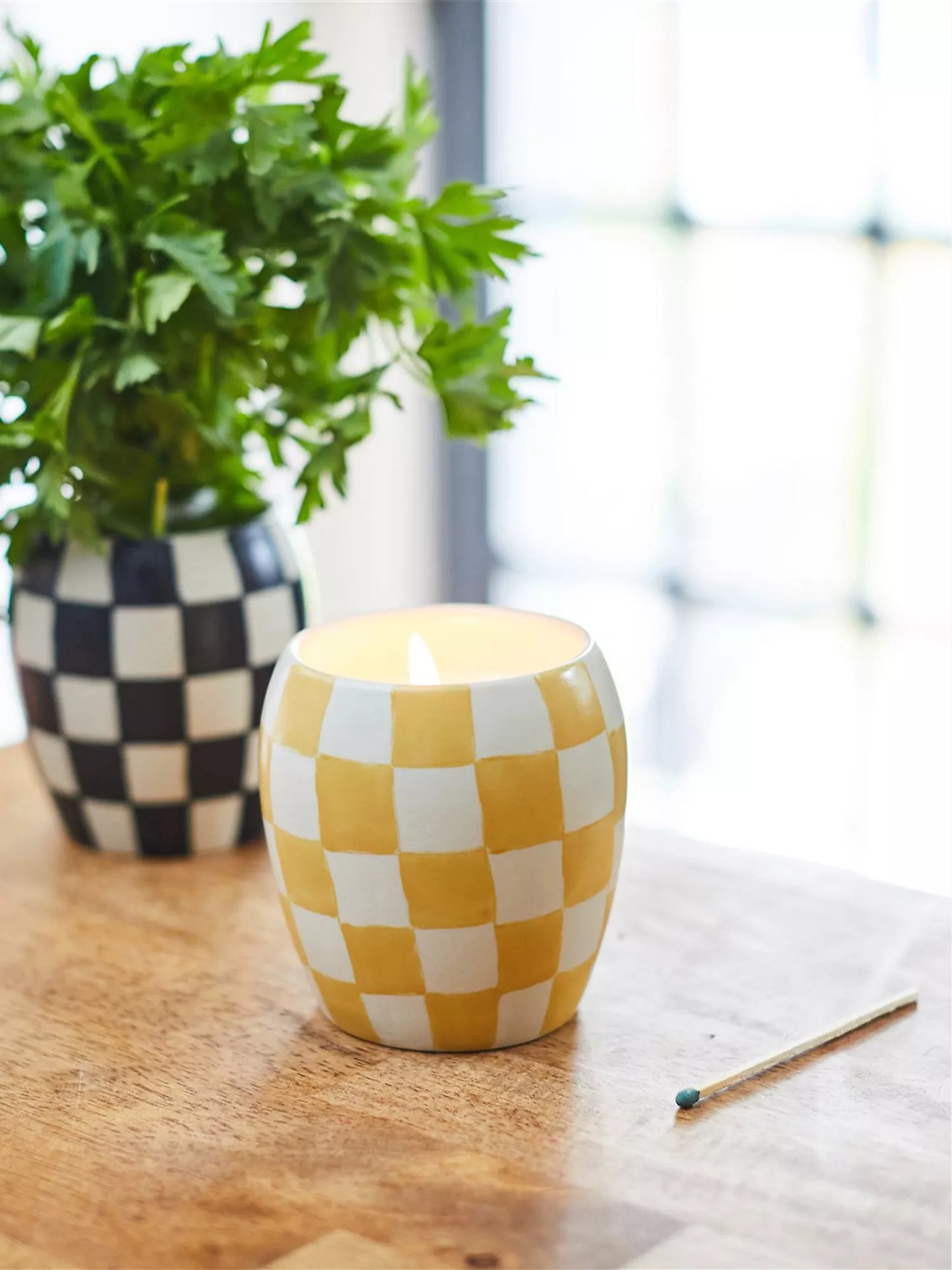 Paddywax Checkmate Scented Candle - Golden Amber