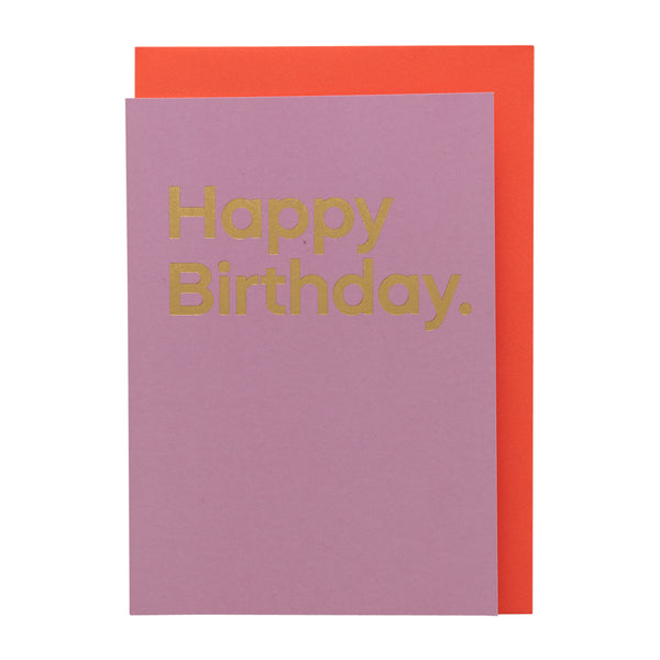 Happy Birthday – Pink Song Card