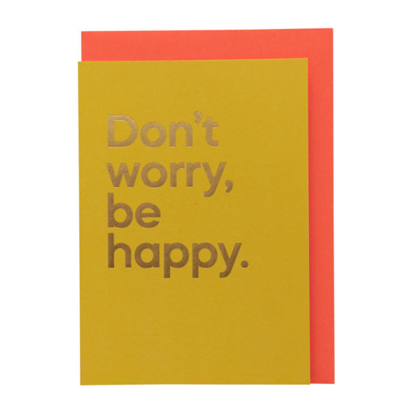 Don’t Worry Be Happy Song Card
