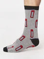 Men's London Telephone Box Bamboo Socks