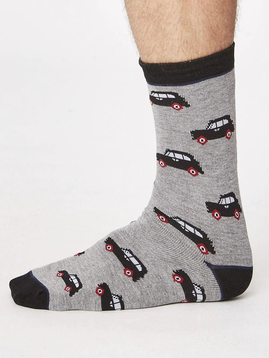 Men's London Taxi Bamboo Socks