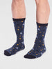 Men's Salas Organic Cotton Rocket Socks - Slate Blue