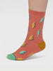 Thought Women's Oriane Weather Organic Cotton Socks - Coral Orange