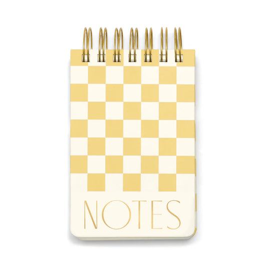 Designworks Ink -  Twin Wire Notepad - Checks