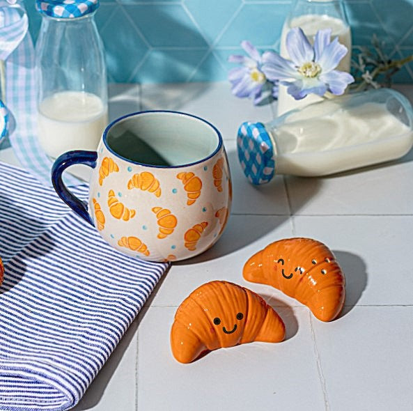 Croissant Stamped Mug