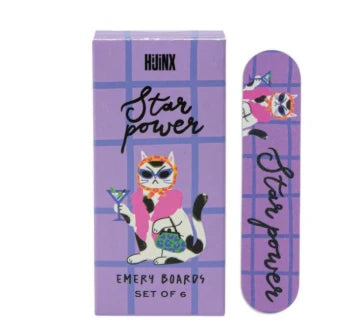 HiJinx - Star Power Emery Boards (Set of 6)