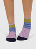 Thought Women's Spot & Stripe Bamboo Socks - Lilac
