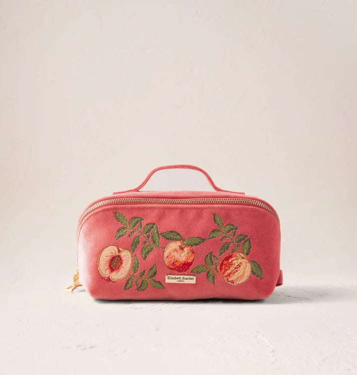 Elizabeth Scarlett - Summer Peach Open Flat Makeup Bag