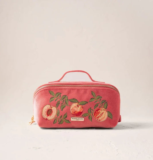 Elizabeth Scarlett - Summer Peach Open Flat Makeup Bag