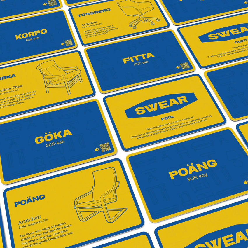 Swear or Chair - Card Game