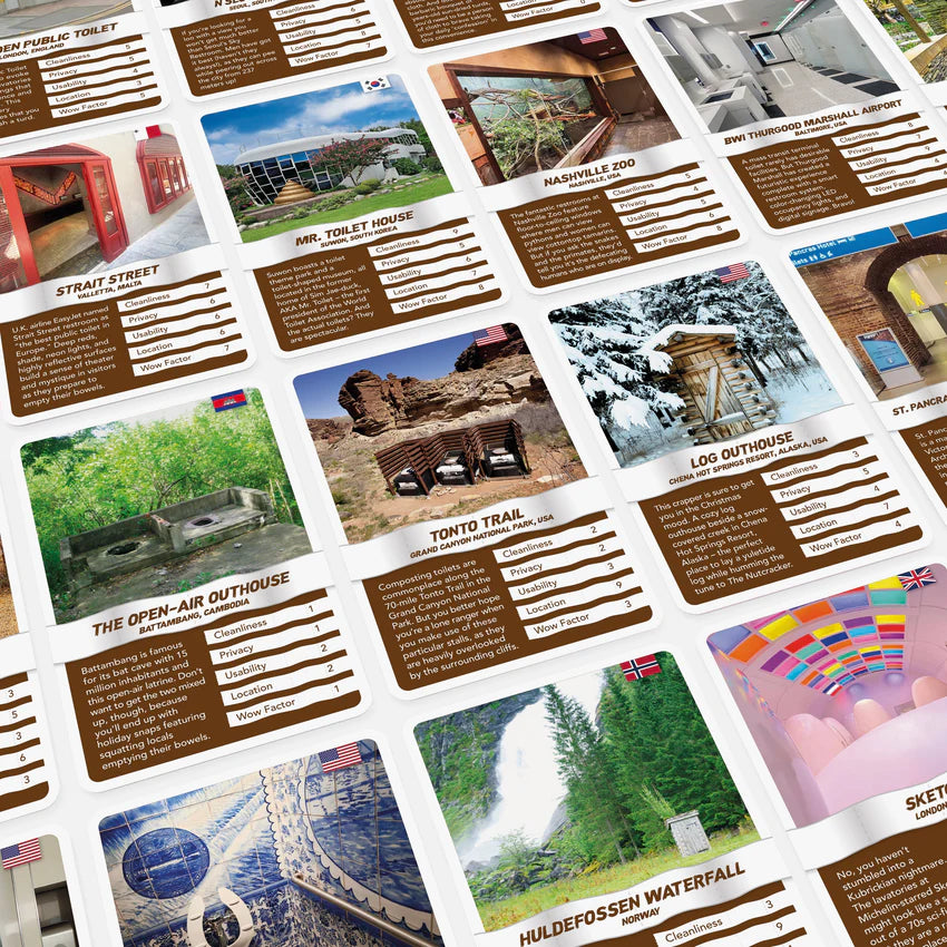 Top Toilets - Card Game