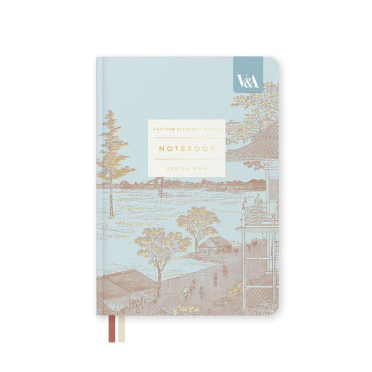 V&A - Eastern Elegance Terrace Landscape B6 Fabric Hardback Notebook
