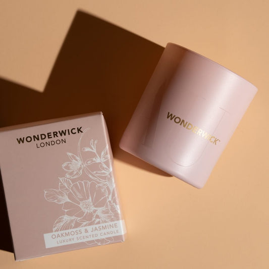 Wonderwick Glass Candle - Oakmoss & Jasmine