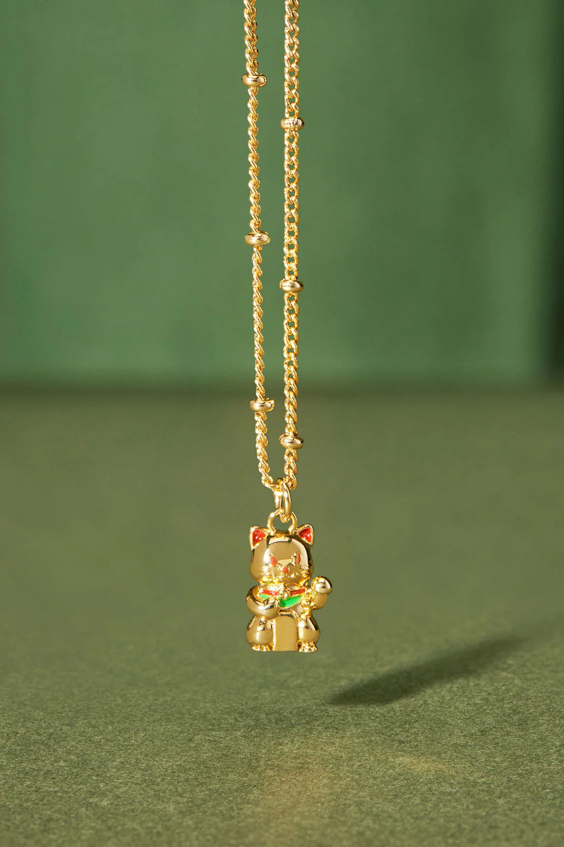 Estella Bartlett Lucky Cat Necklace