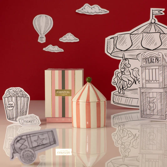Zesty Lemons Trade Carnival: Illusionist Pink Candle - Fig & Neroli