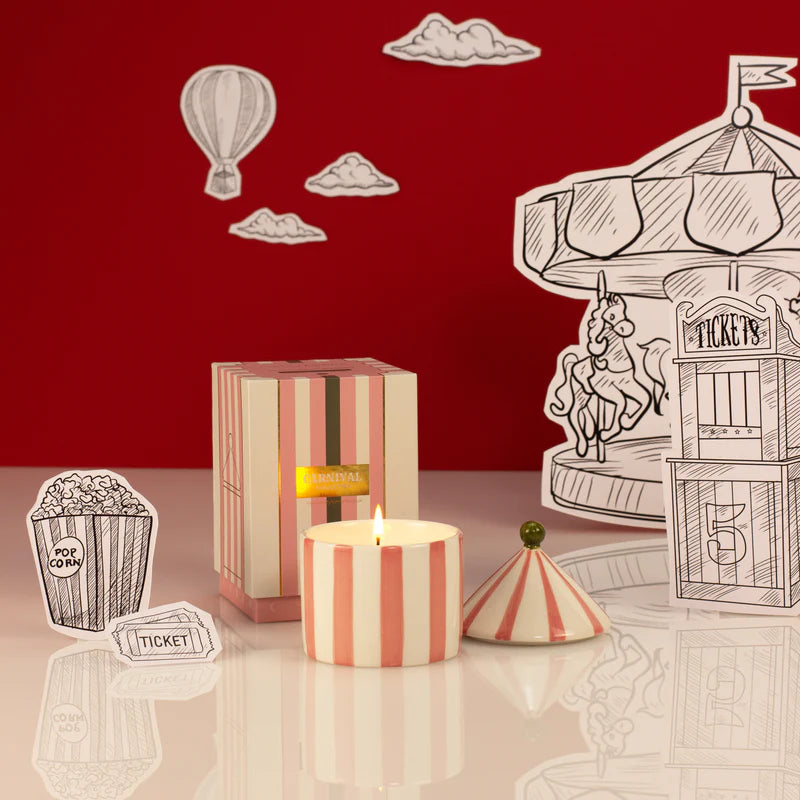 Zesty Lemons Trade Carnival: Illusionist Pink Candle - Fig & Neroli