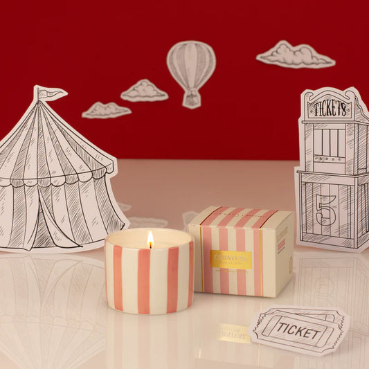 Zesty Lemons Trade Carnival: Illusionist Pink Votive Candle - Fig & Neroli