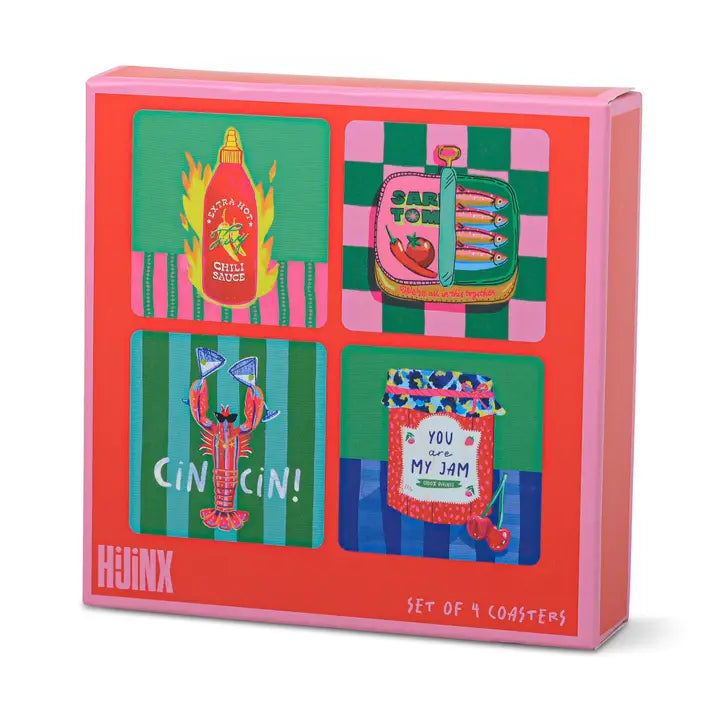 Hijinx Coasters (Set of 4) The Foodie