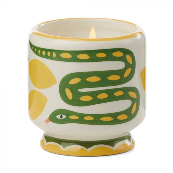 Paddywax Snake Soy Wax Candle - Wild Lemongrass