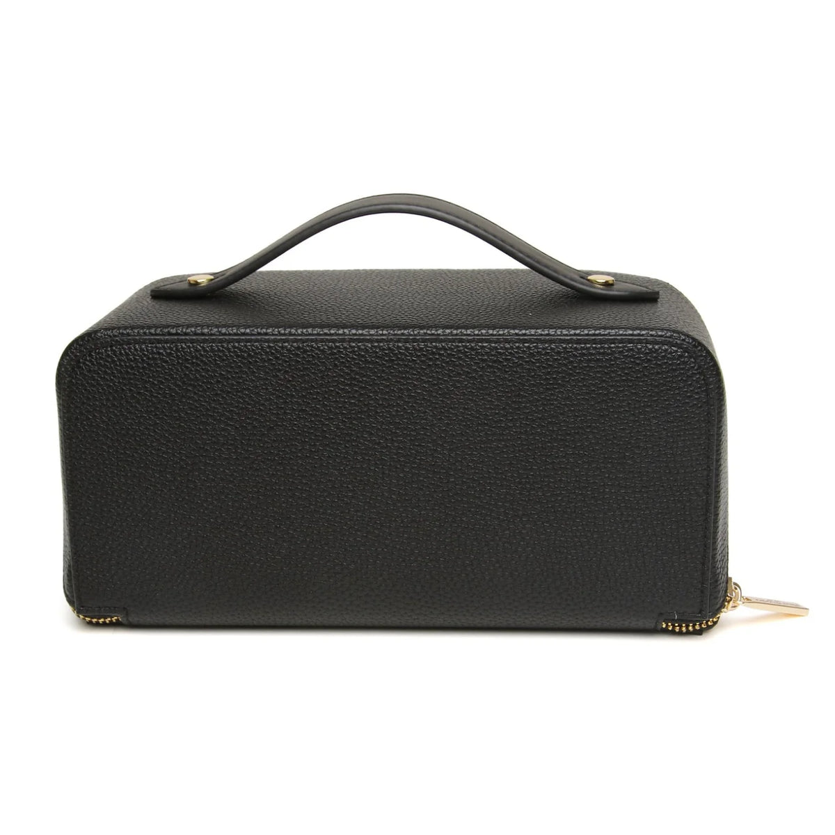Alice Wheeler -  Kensington Train Case - Stone / Black / Olive