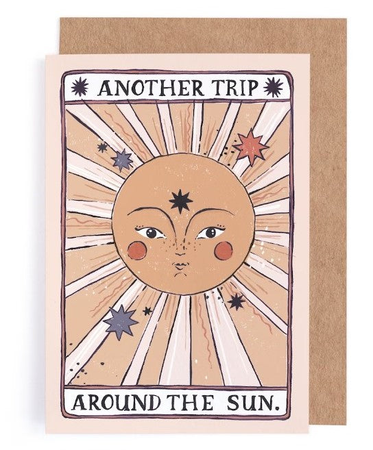 Sun Tarot Birthday Card