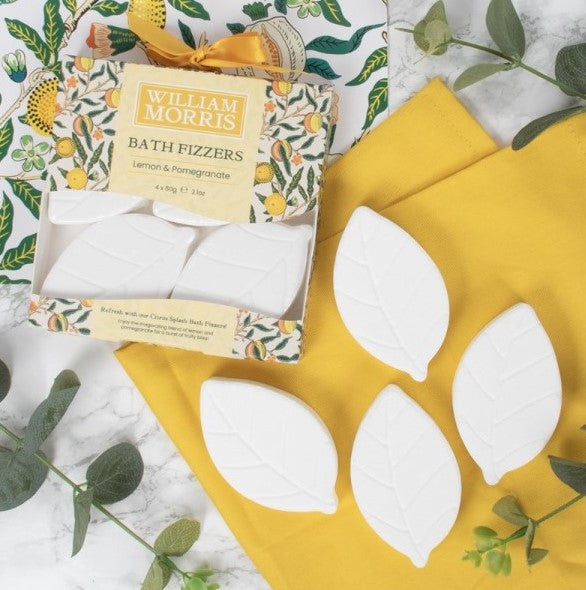 William Morris Bath fizzers - Lemon Pomegranate