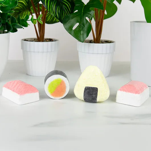 Bento Box Bath Bombs – Fruity Sushi-Inspired Bath Fizzers