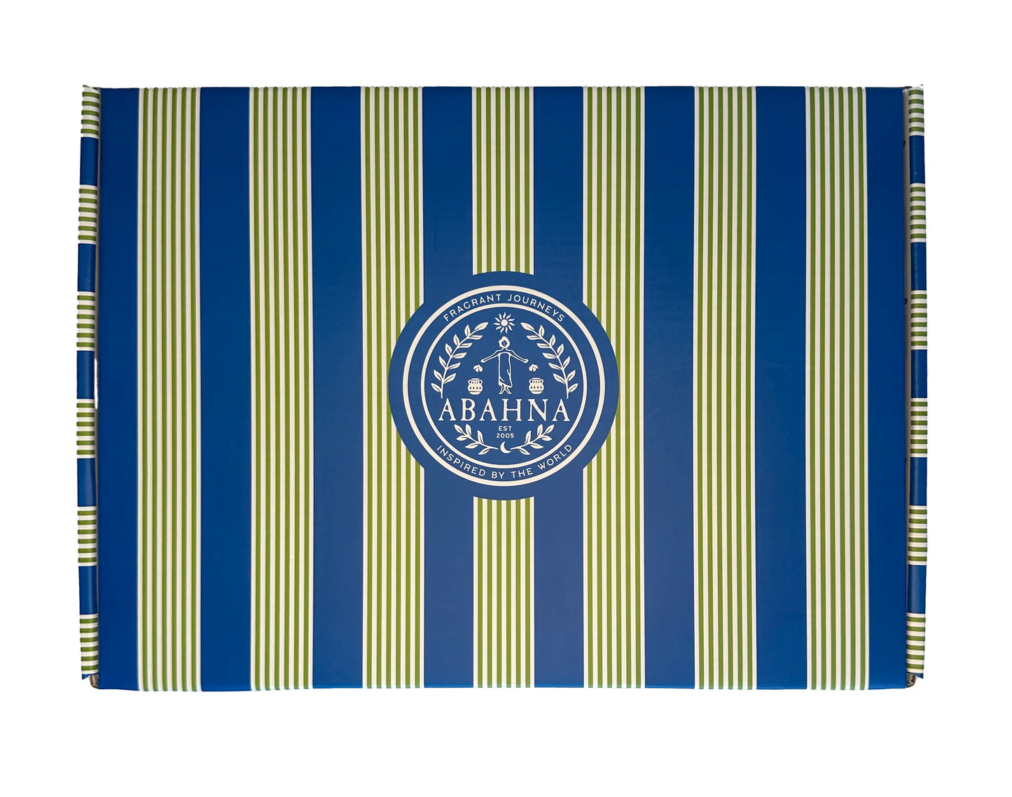 Abahna® - The Original Bath Pillow Blue & green striped