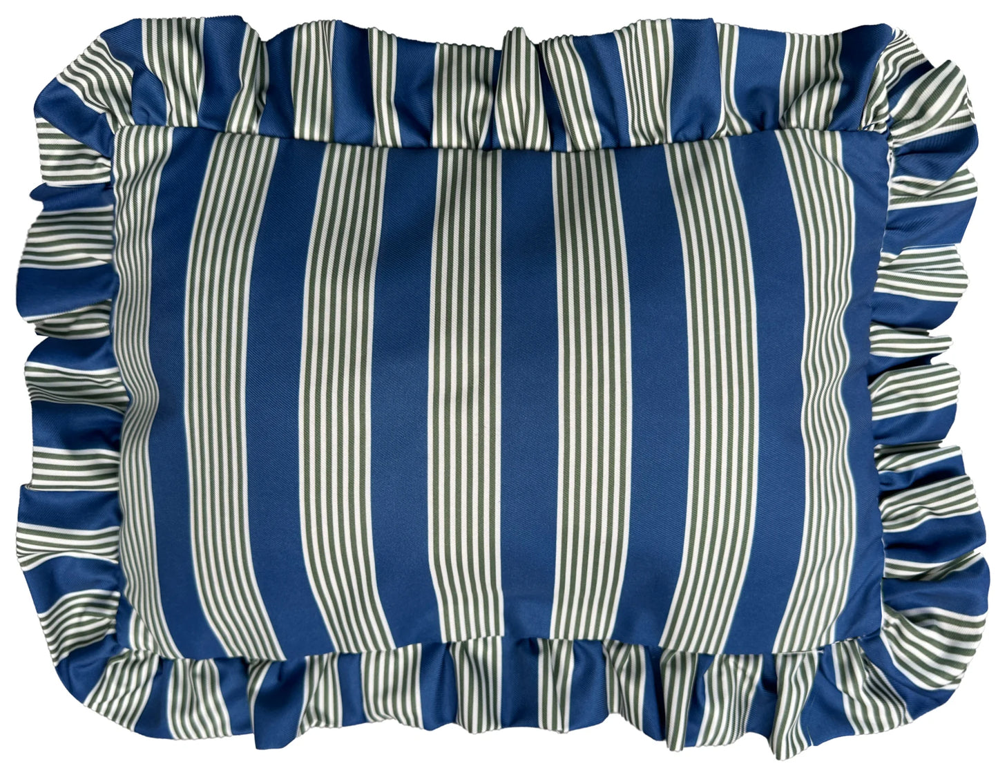 Abahna® - The Original Bath Pillow Blue & green striped