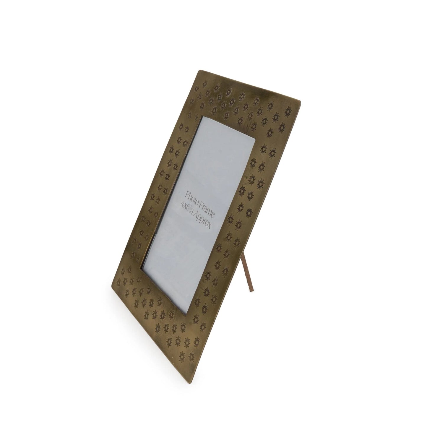 Gold Metal Sun Frame - 4x6
