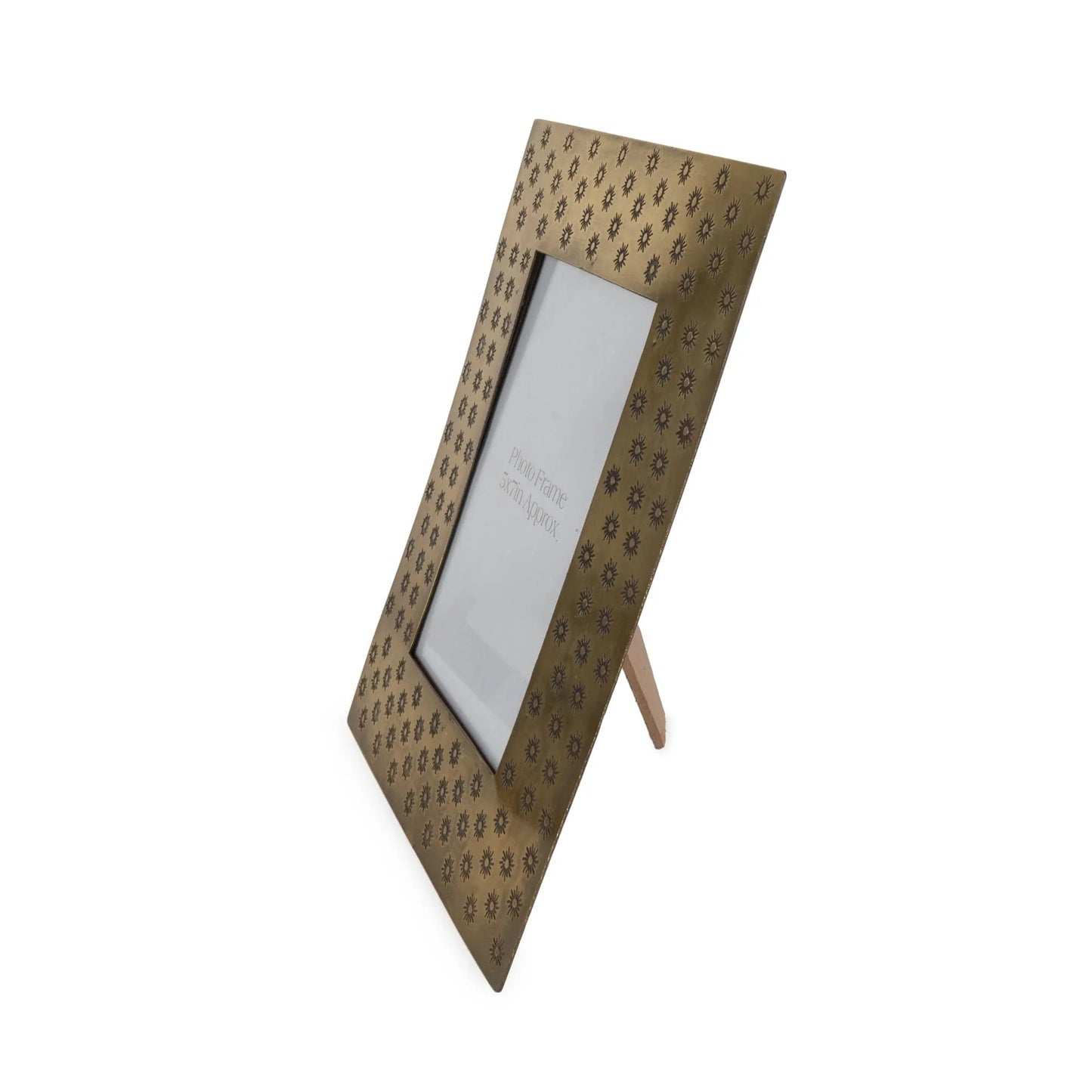 Gold Metal Sun Frame - 5x7