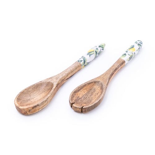 Handcrafted Lemon Wooden Fork & Spoon
