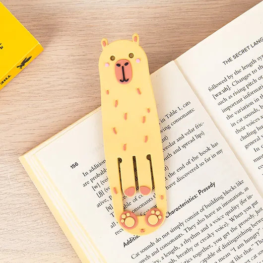 Capybara Reading Light & Bookmark – Flexible LED Book Buddy