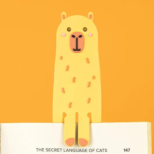 Capybara Reading Light & Bookmark – Flexible LED Book Buddy