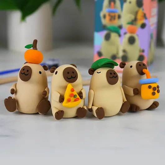 Clumsy Capybaras Air Dry Clay Kit