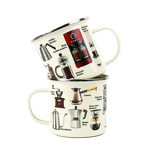 Gift Republic -  Coffee Enamel Mug