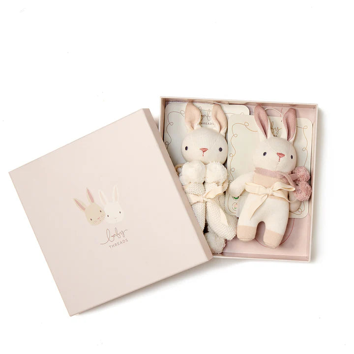 Thread Bear Design Cream Bunny Gift Set