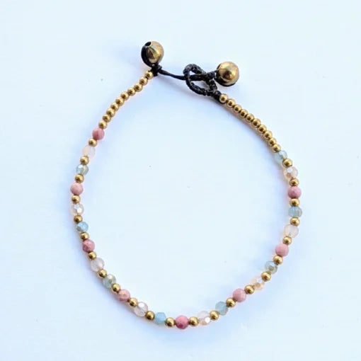 Crystal Healing Bracelet - Balance - Rhodonite