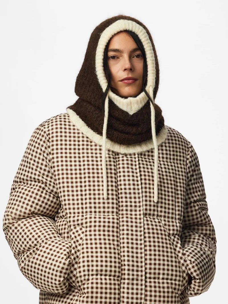 PIECES -  PCNAMBI BALACLAVA NOOS BC hot fudge