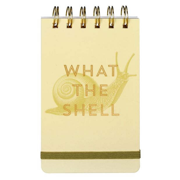What The Shell Spiral Notepad